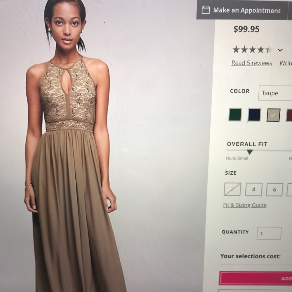 Party/bridesmaid/special occasion/prom long dress